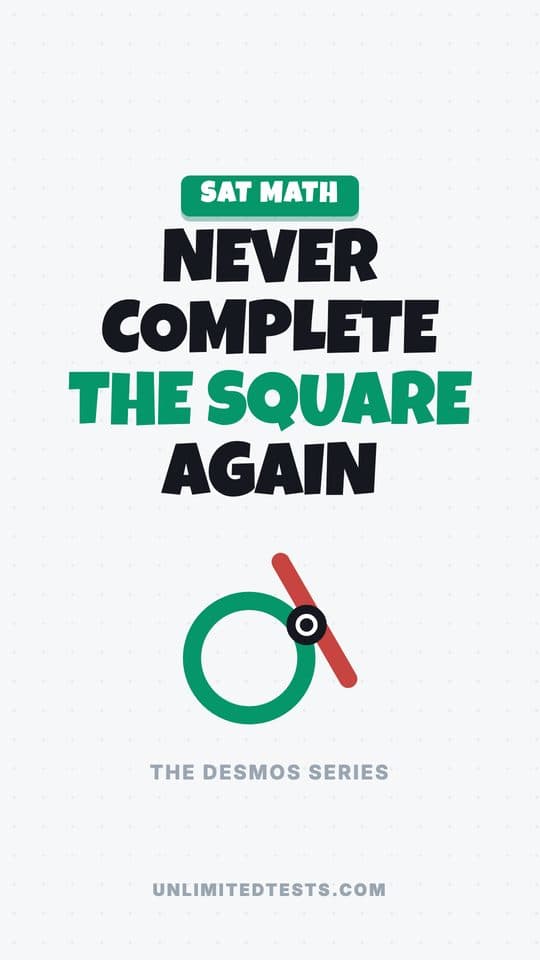 Episode 3: Never complete the square again